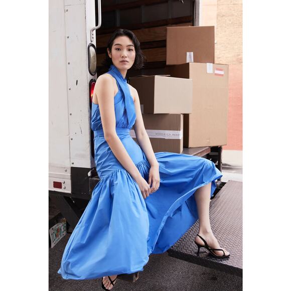 Veronica Beard Radley Dress Bluebell - Picture 4 of 11